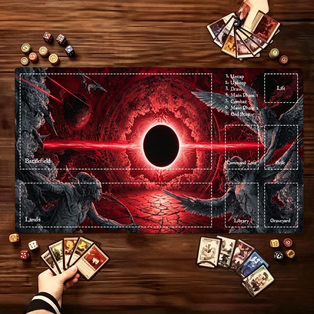 Board Game Horror - Tappetino da Gioco Esteso Eclipse Rosso
