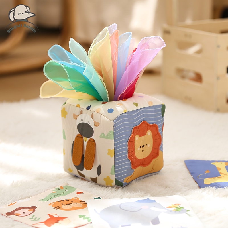 Board Game Nature - Giocattoli Montessori Scatola di fazzoletti per