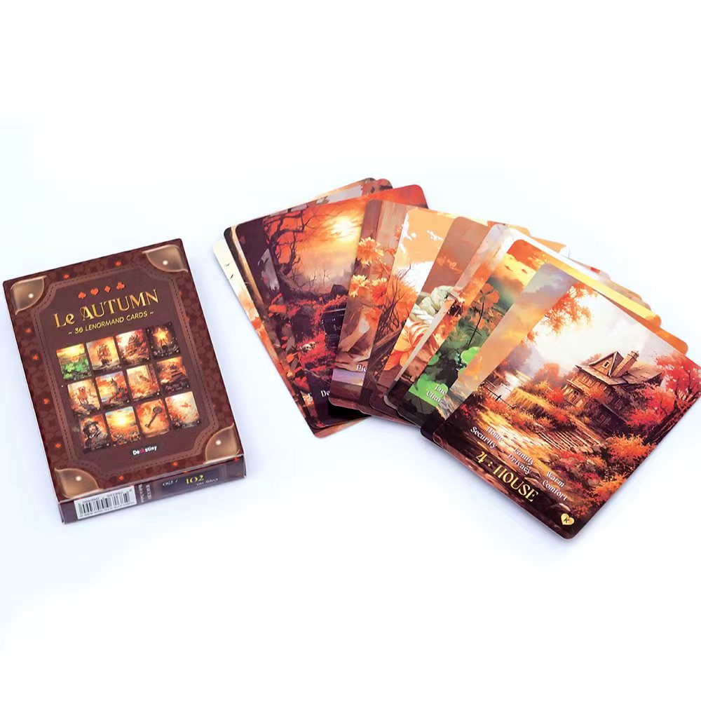Board Game Life - Mazzo di tarocchi Lenormand Collezione autunnale