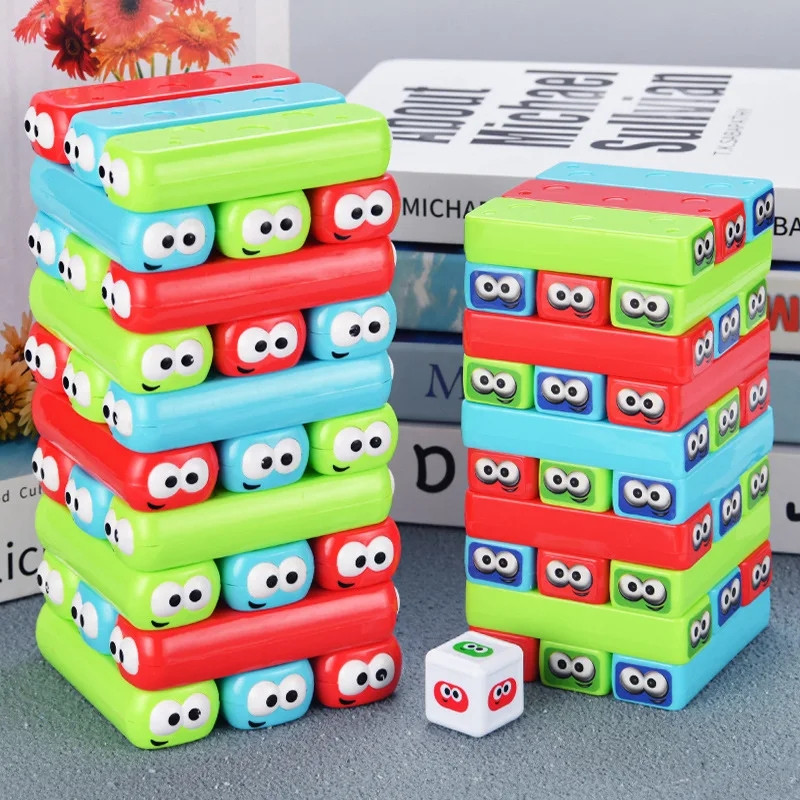 Board Game Jenga - Interessante torre impilabile Giocattolo per bambini