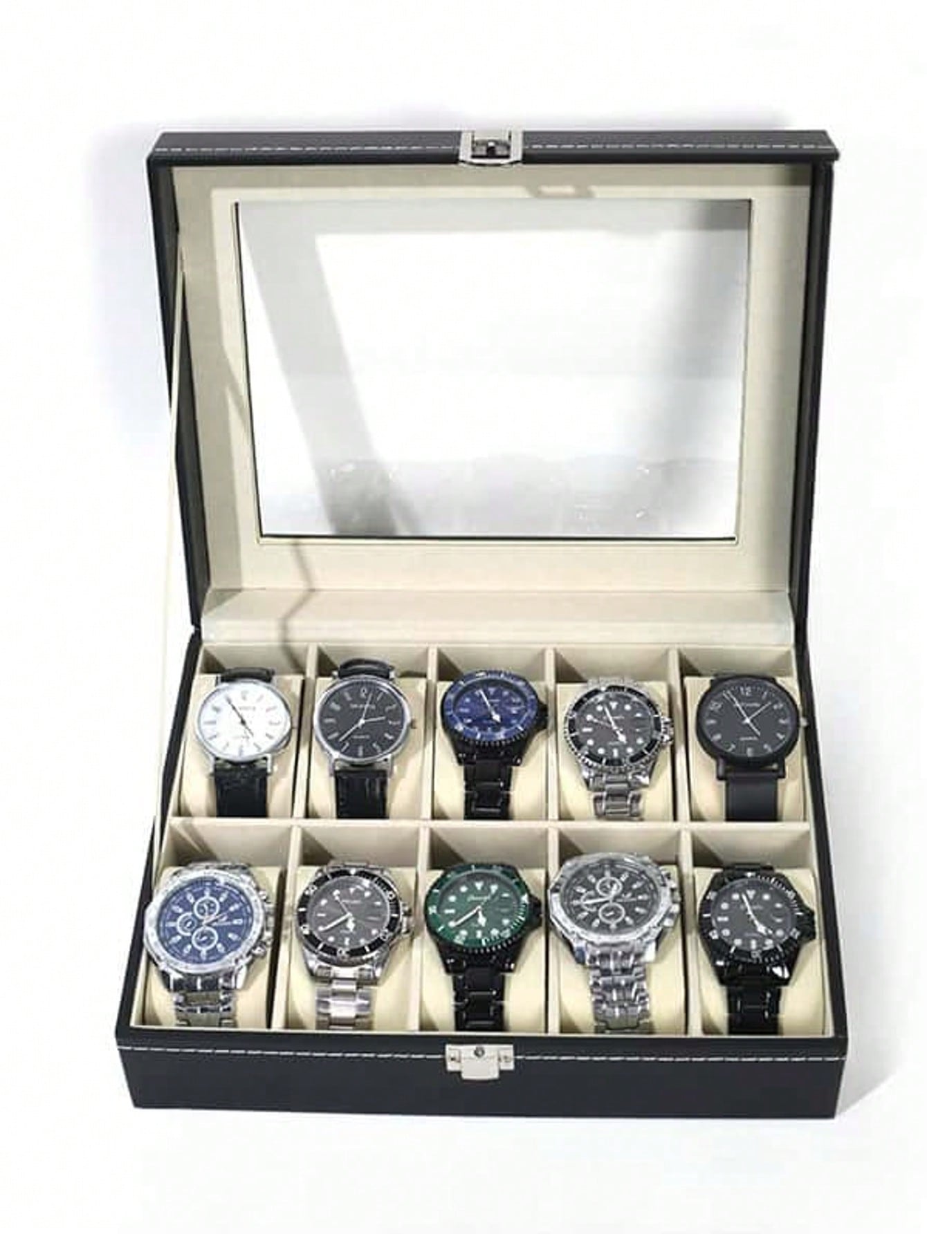 Token Tray Organizer - Scatola Porta Orologi in Pelle con