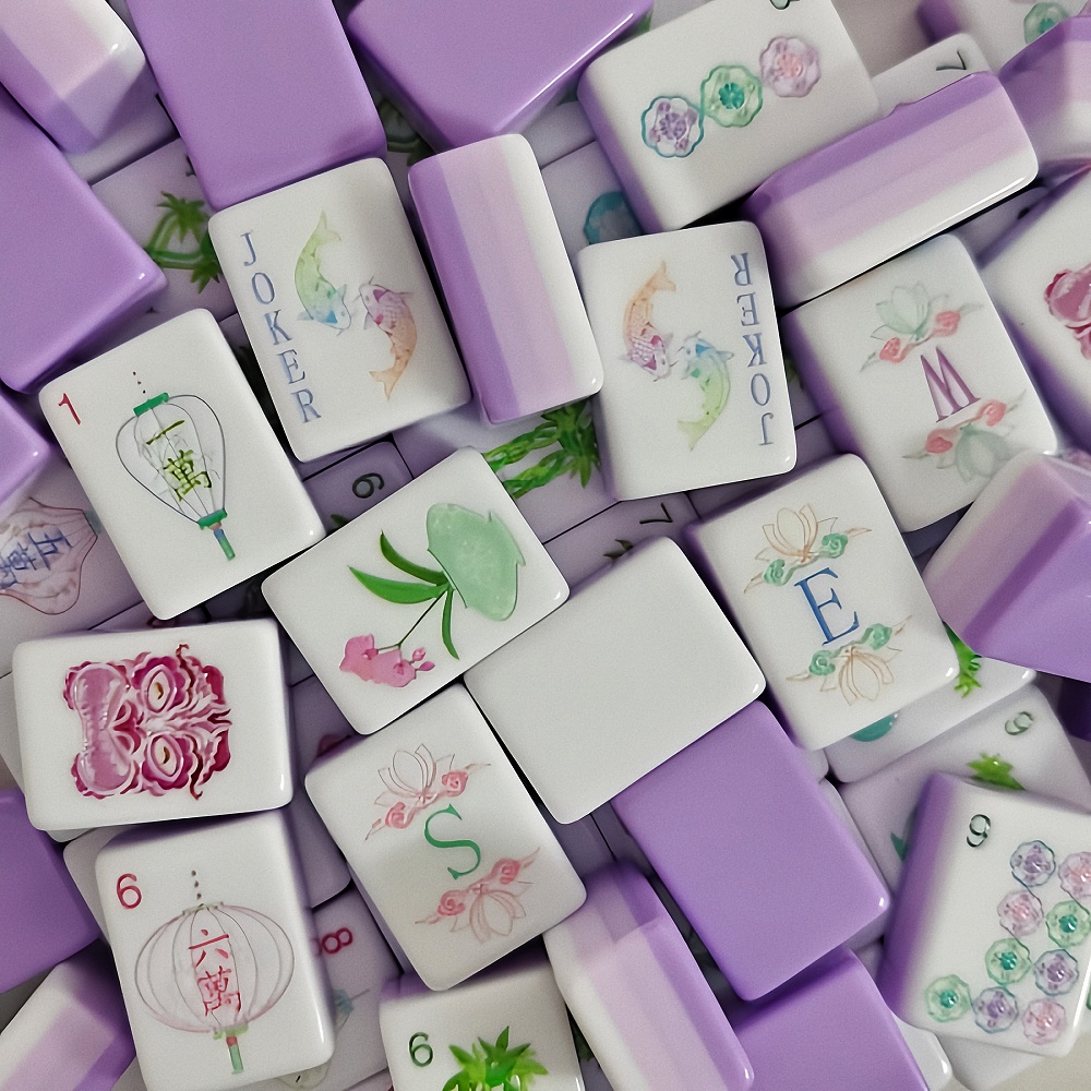 Board Game Mahjong - Set da Mahjong Americano Portatile, OMHJGO
