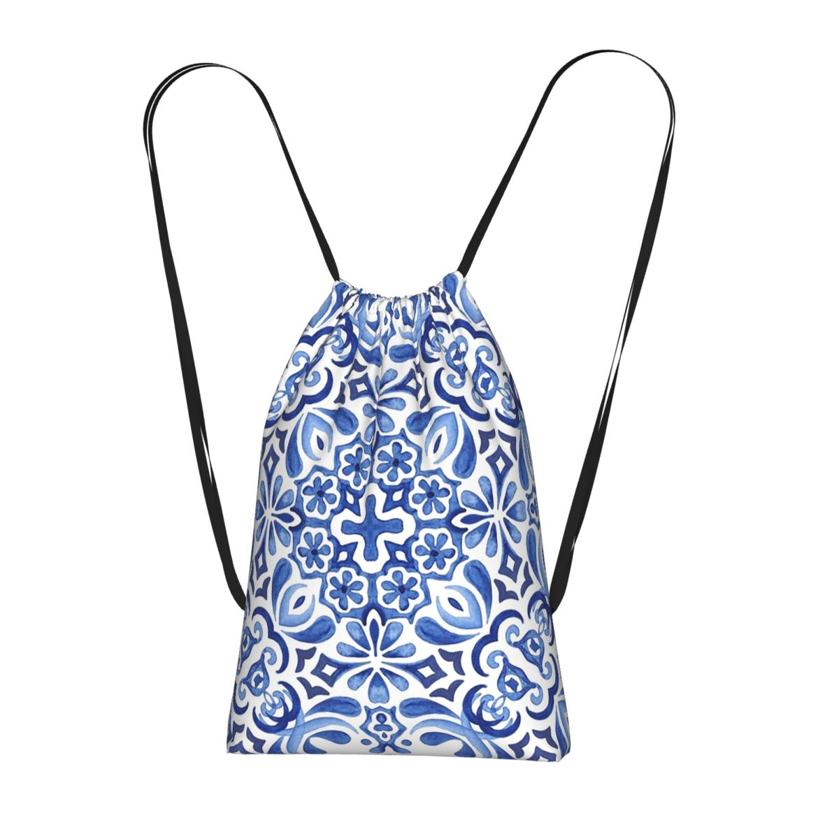 Tile Bag Drawstring - Zaino con coulisse in tessuto con
