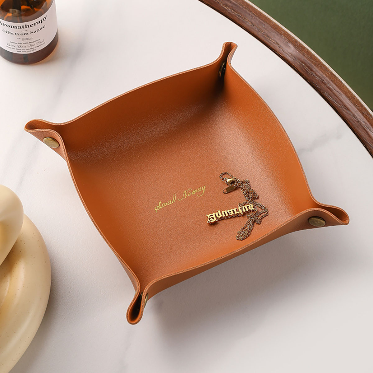 Vassoio portaoggetti in pelle  - Token Tray Organizer recensione e prezzo